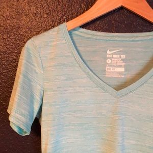 Striped Nike Dry Fit V-Neck